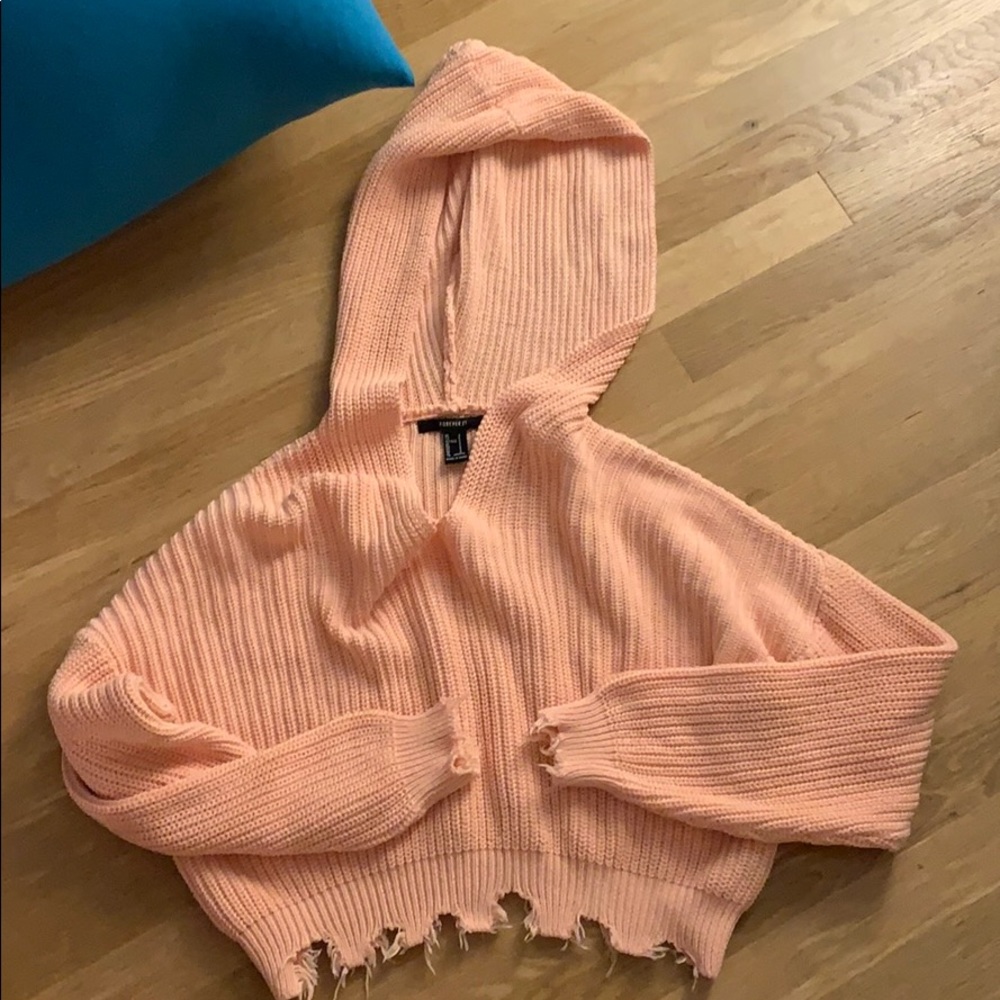 Pink Forever 21 sweater
